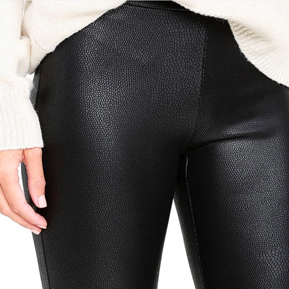 Jack by BB Dakota Pants - BB Dakota vegan leather leggings, size XS.